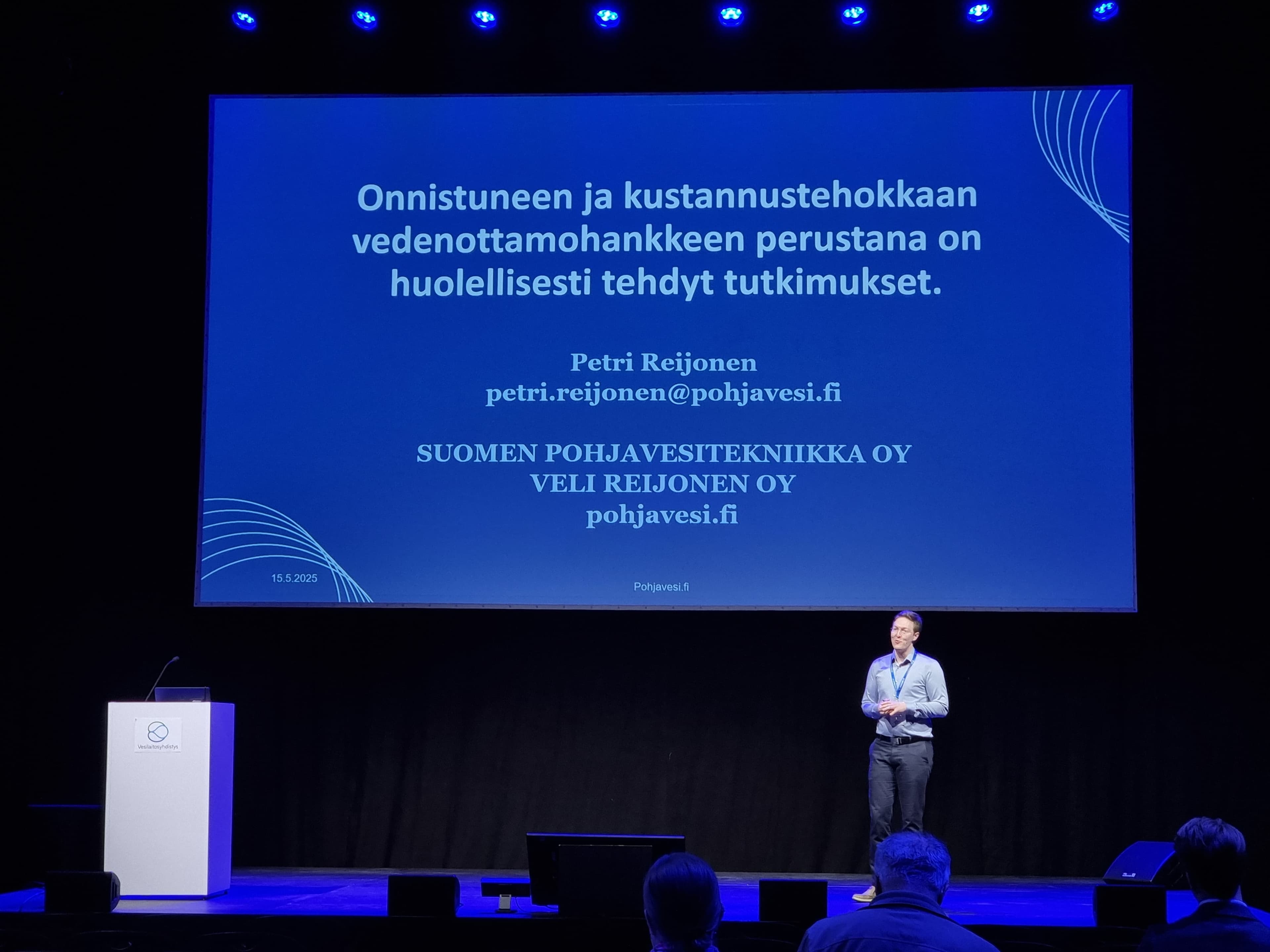 Suomen Pohjavesitekniikka Oy Vesihuoltopäivillä Tampereella